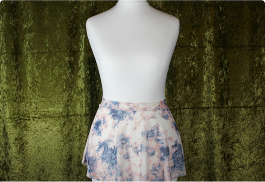 Ladies Medora Mesh Ballet Skirt – Mottled Slate