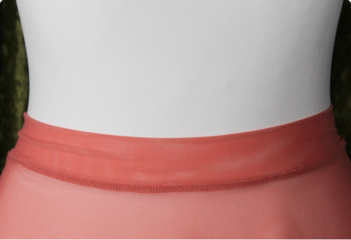 Ladies Medora Mesh Ballet Skirt – Rose Peach