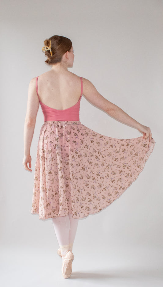 Ladies Aurora Chiffon Ballet Skirt – Antique Floral