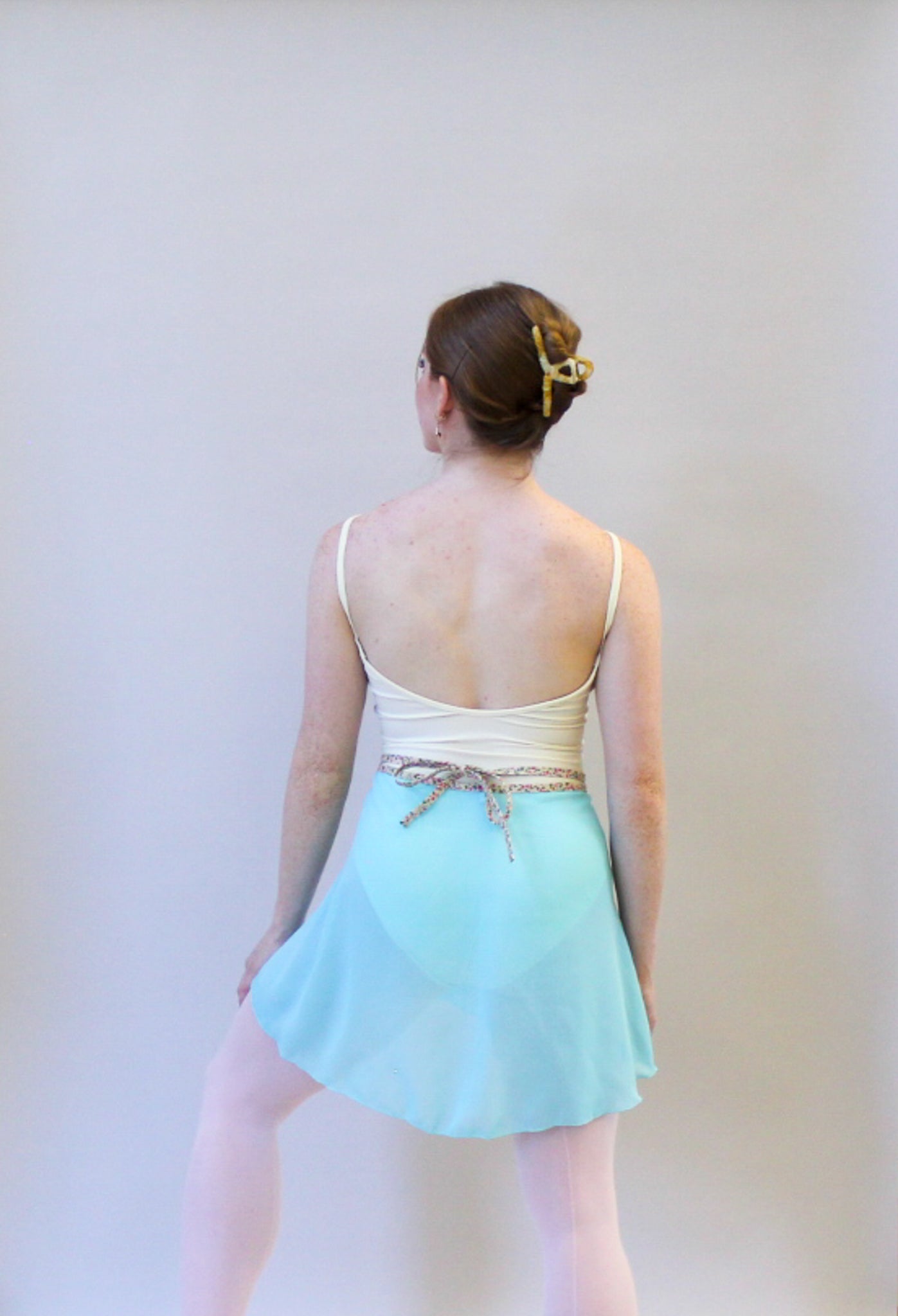 Ladies Lise Chiffon Ballet Skirt – Aqua