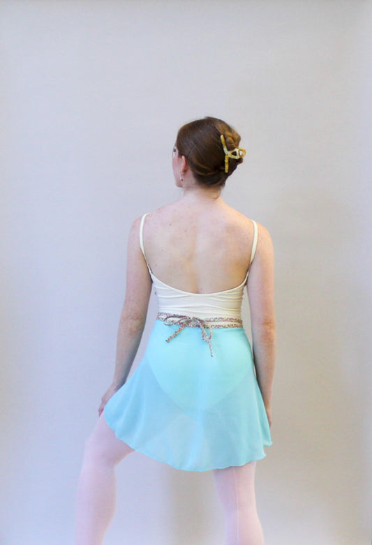 Ladies Lise Chiffon Ballet Skirt – Aqua