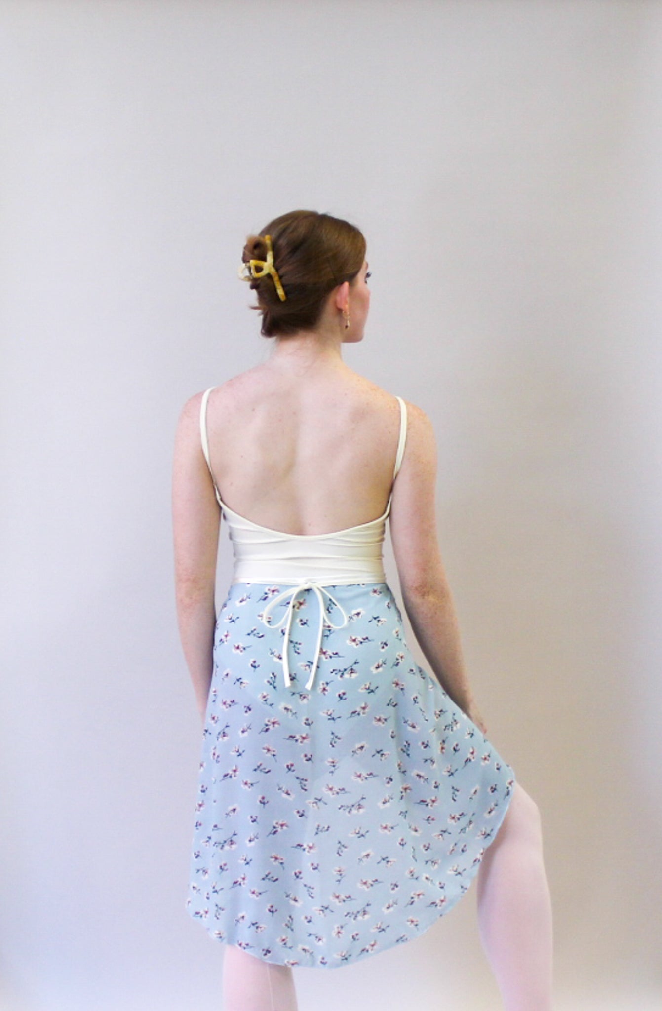 Ladies Raymonda Chiffon Ballet Skirt – Blue Blossom