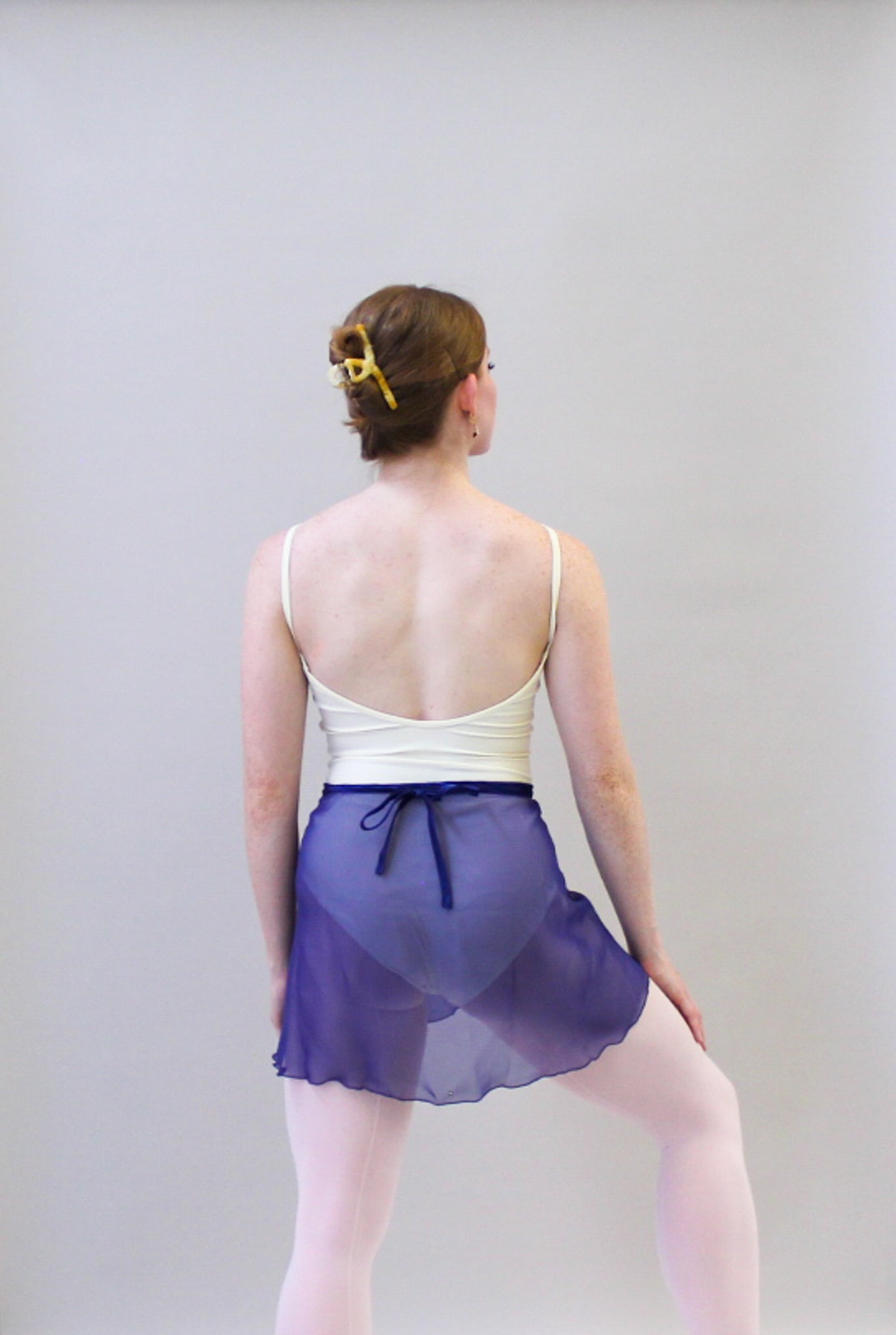 Ladies Kitri Chiffon Ballet Skirt – Deep Purple