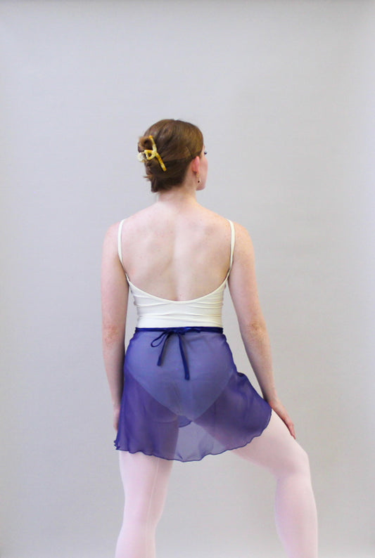 Ladies Kitri Chiffon Ballet Skirt – Deep Purple