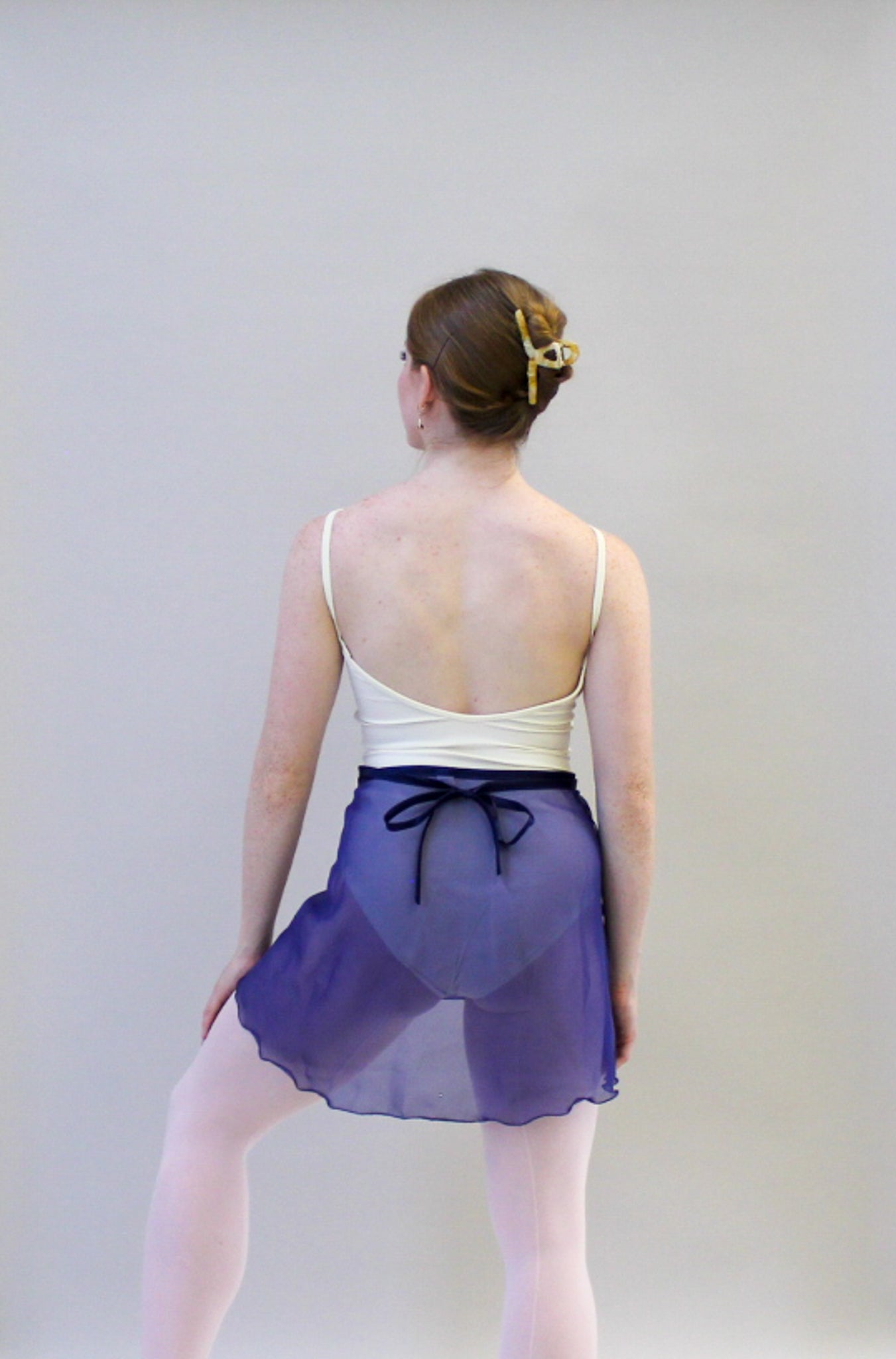 Ladies Lise Chiffon Ballet Skirt – Deep Purple
