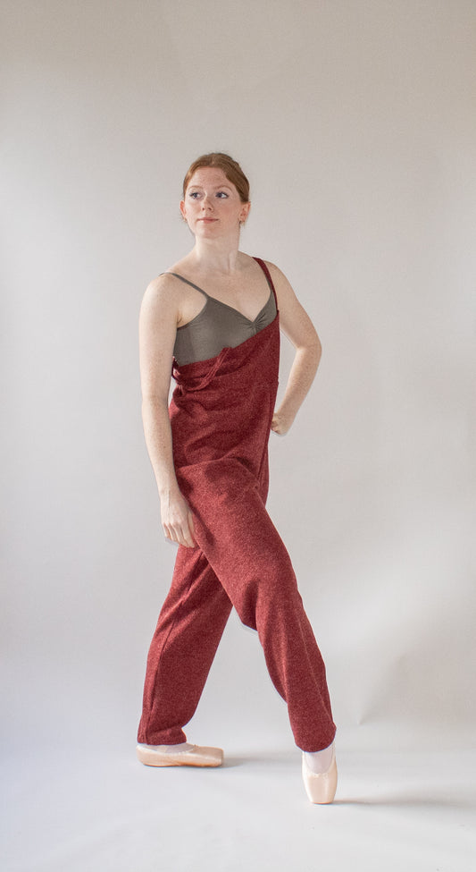 The Jumpsuit - Deep Red