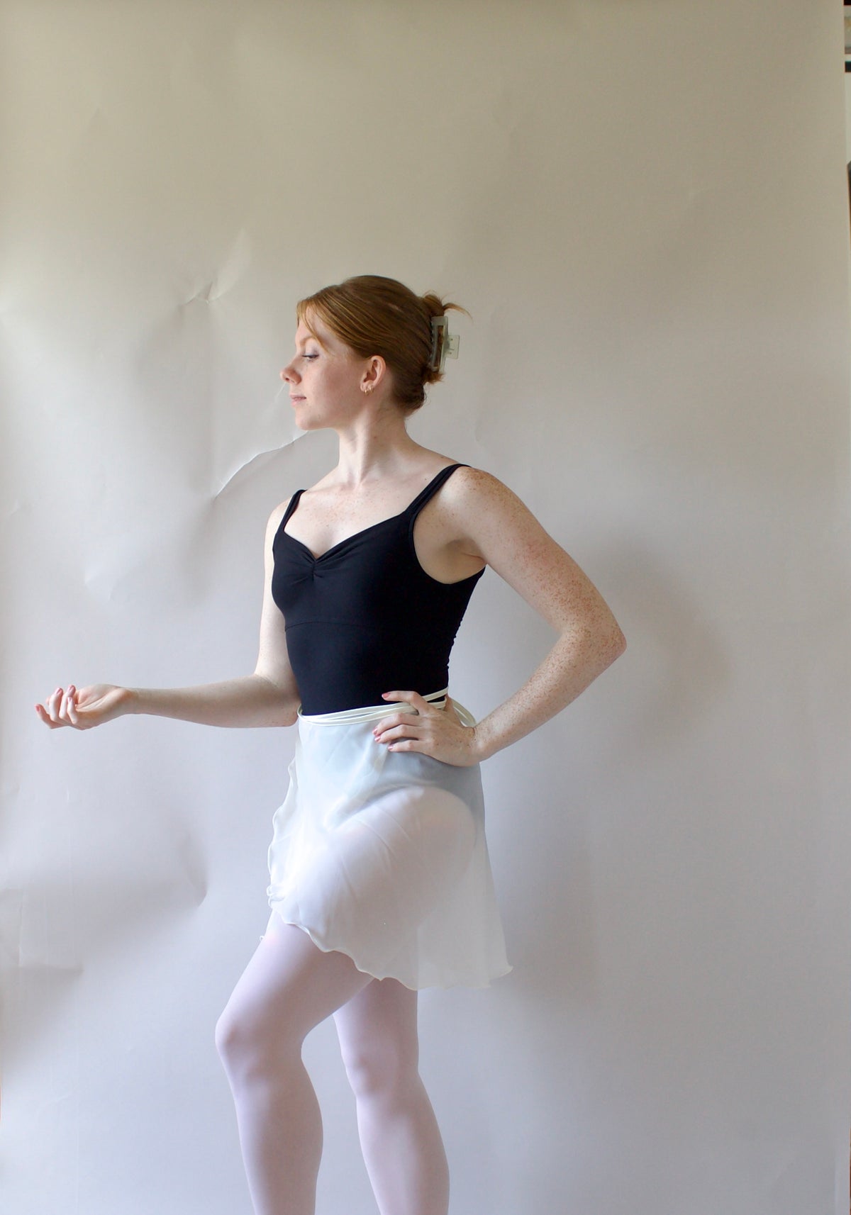 Ladies Lise Chiffon Ballet Skirt – Ivory