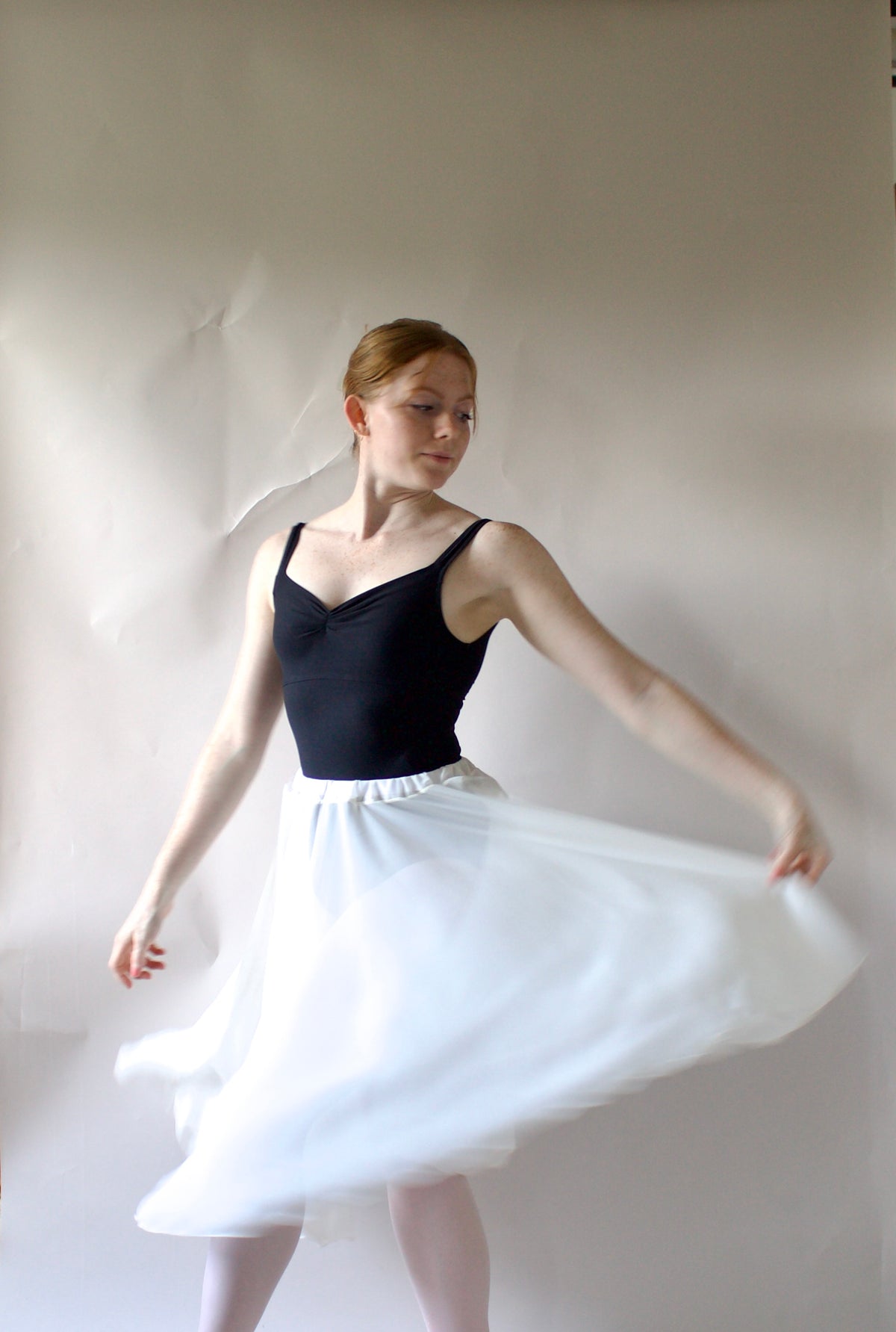 Ladies Aurora Chiffon Ballet Skirt – Ivory