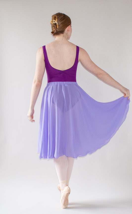 Ladies Aurora Chiffon Ballet Skirt – Lavender Spring