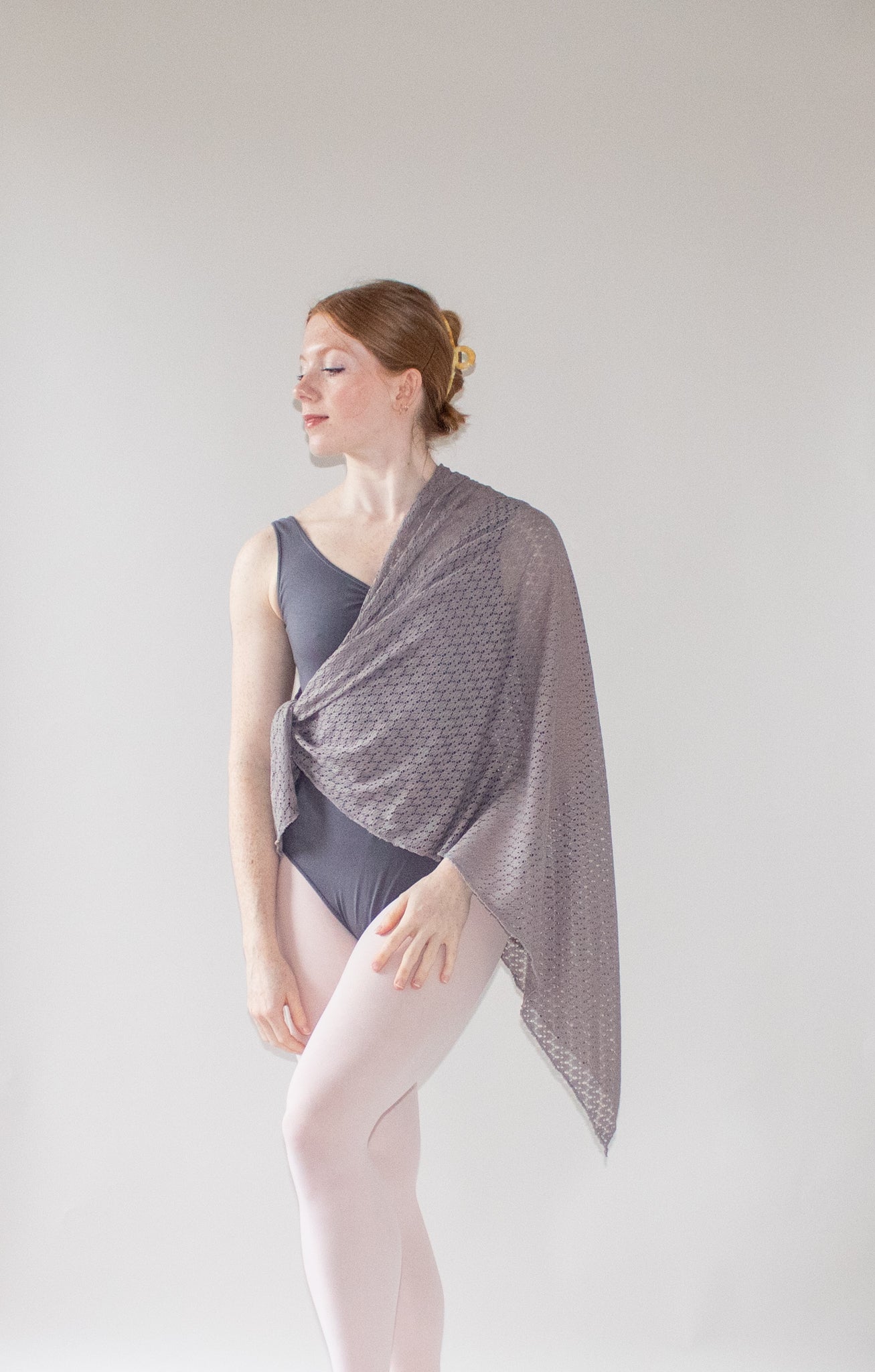The Wrap Shawl - Long Grey