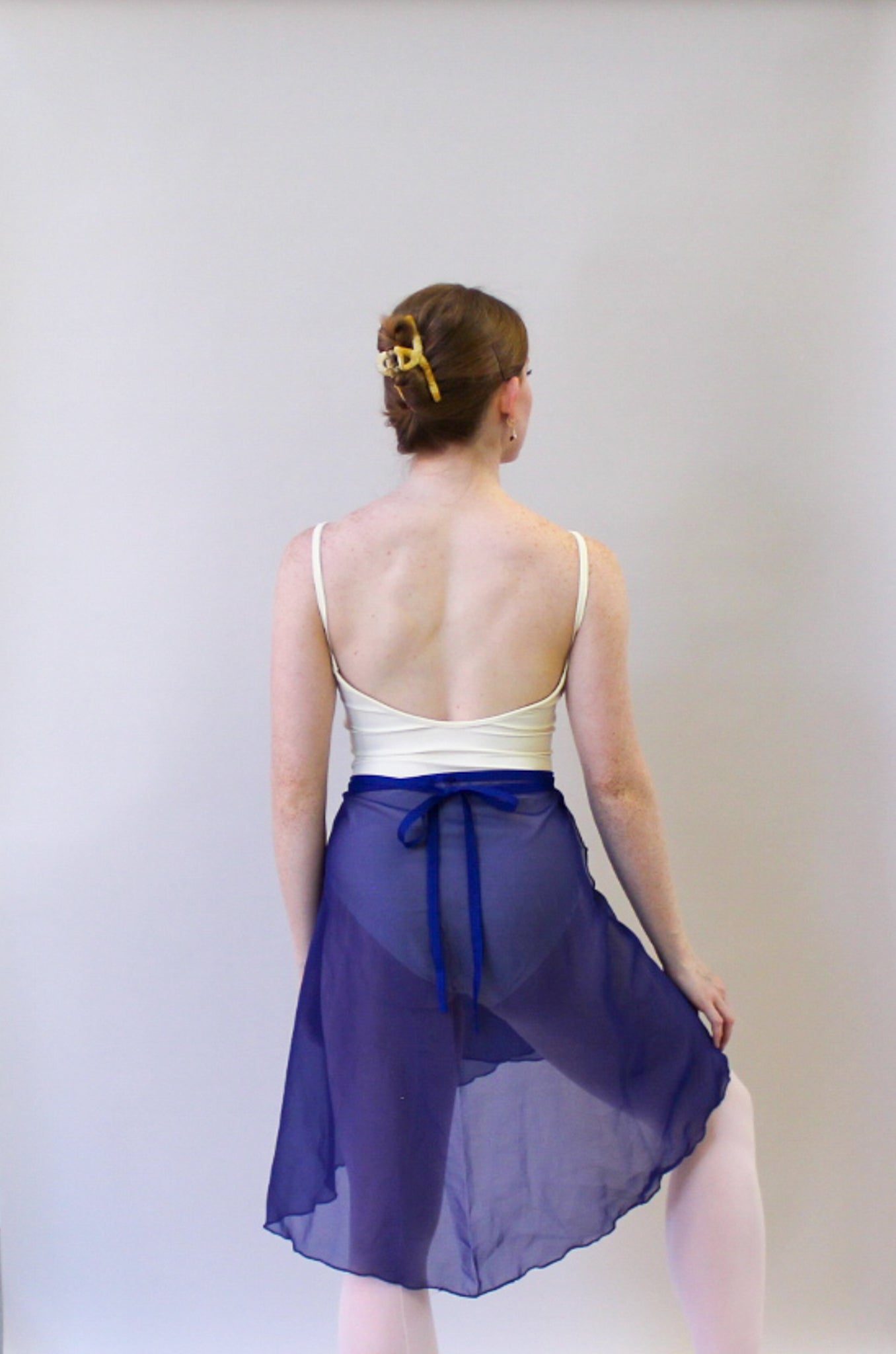 Ladies Raymonda Chiffon Ballet Skirt – Navy