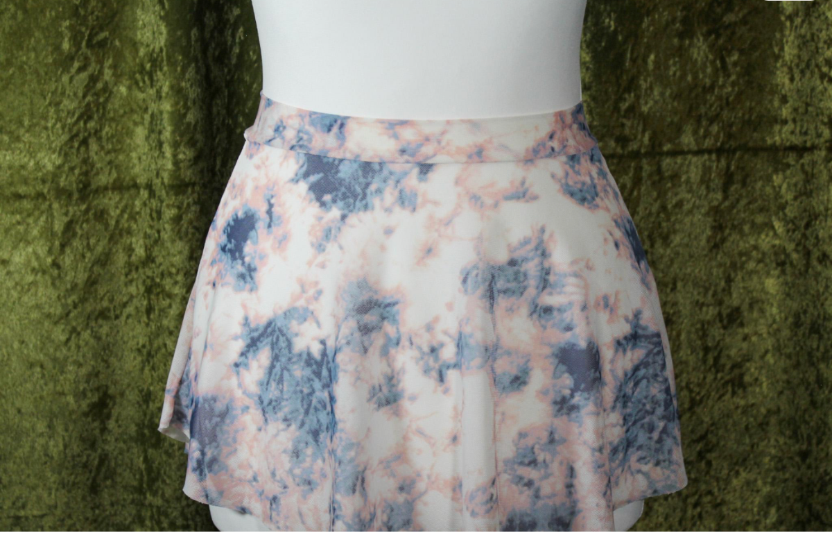 Ladies Medora Mesh Ballet Skirt – Mottled Slate
