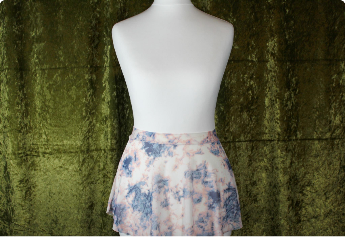 Ladies Medora Mesh Ballet Skirt – Mottled Slate