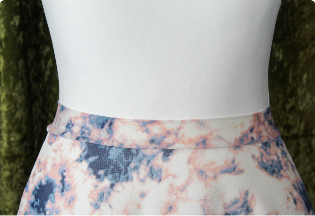 Ladies Medora Mesh Ballet Skirt – Mottled Slate