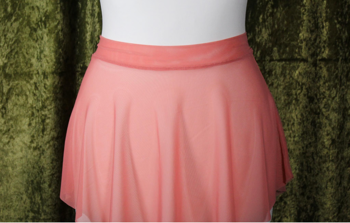 Ladies Medora Mesh Ballet Skirt – Rose Peach