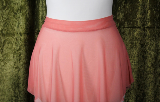 Ladies Medora Mesh Ballet Skirt – Rose Peach