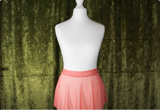Ladies Medora Mesh Ballet Skirt – Rose Peach