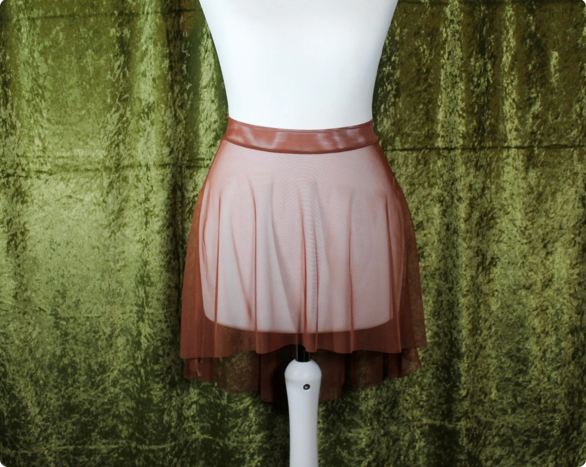 The Mercedes Skirt - Nude 6
