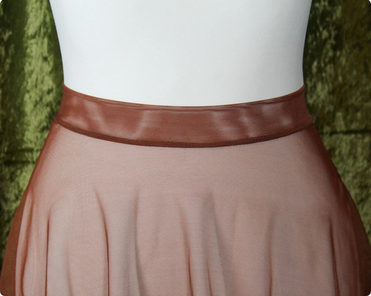 The Mercedes Skirt - Nude 6