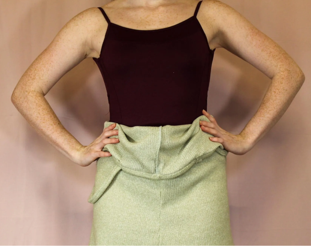 The Romper - Sage Green Ribbed