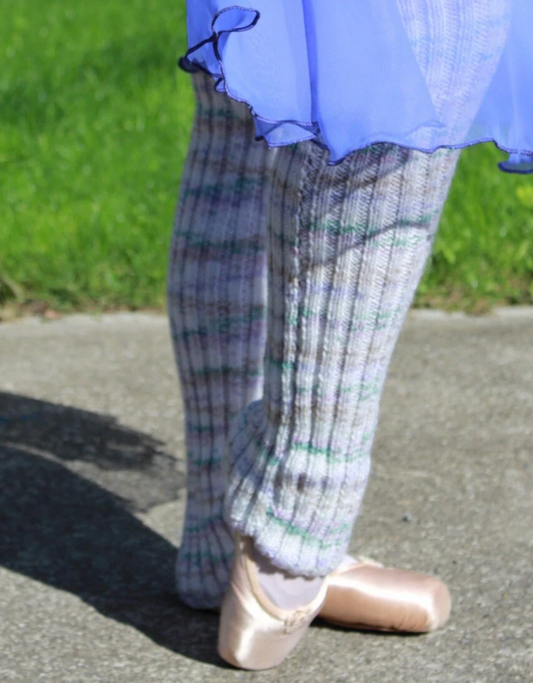 The Handknit Legwarmers - Crystal