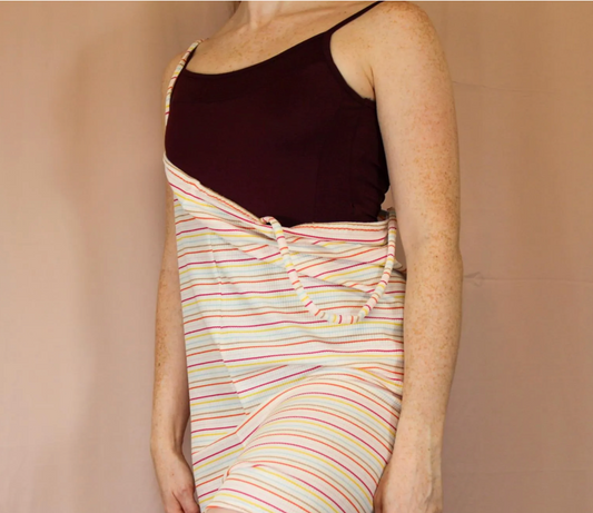 The Romper - Tutti Frutti Pinstripe