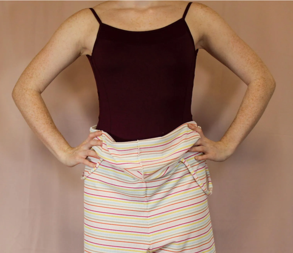 The Romper - Tutti Frutti Pinstripe