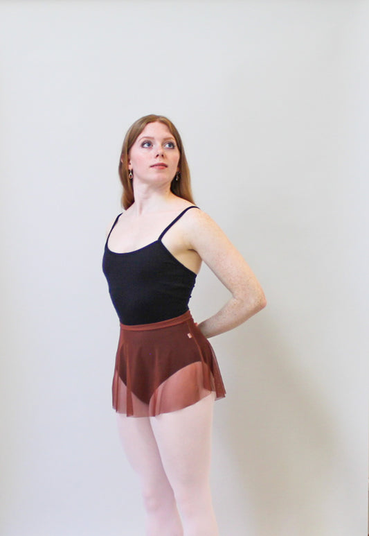 Ladies Medora Mesh Ballet Skirt – Nude 6