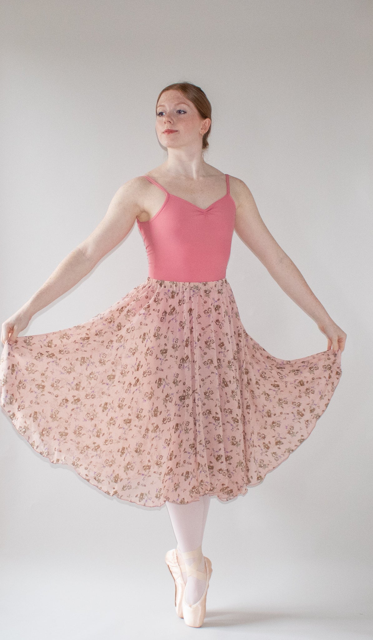 Ladies Aurora Chiffon Ballet Skirt – Antique Floral