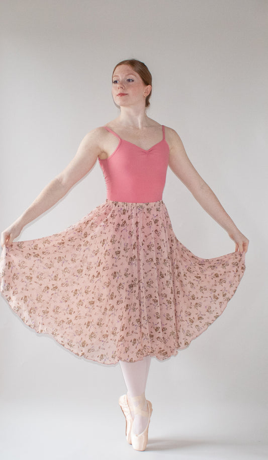 Ladies Aurora Chiffon Ballet Skirt – Antique Floral