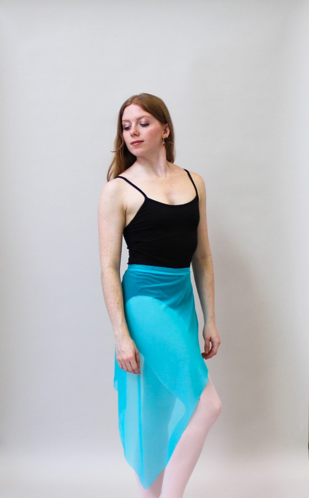 Ladies Raymonda Mesh Ballet Skirt – Aqua