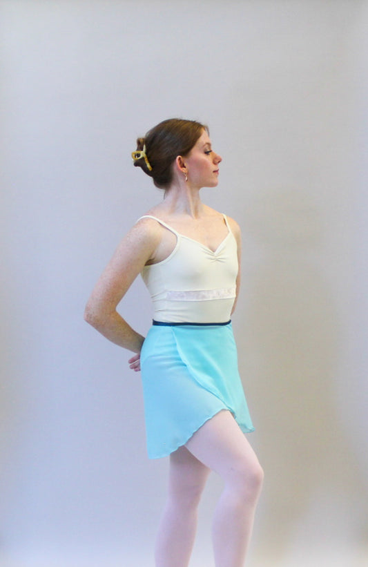 Ladies Lise Chiffon Ballet Skirt – Aqua