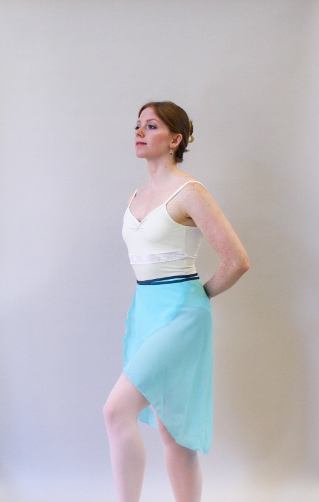 Ladies Raymonda Chiffon Ballet Skirt – Aqua