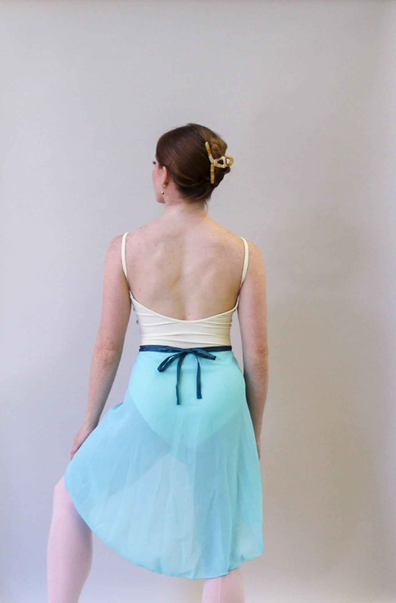 Ladies Raymonda Chiffon Ballet Skirt – Aqua