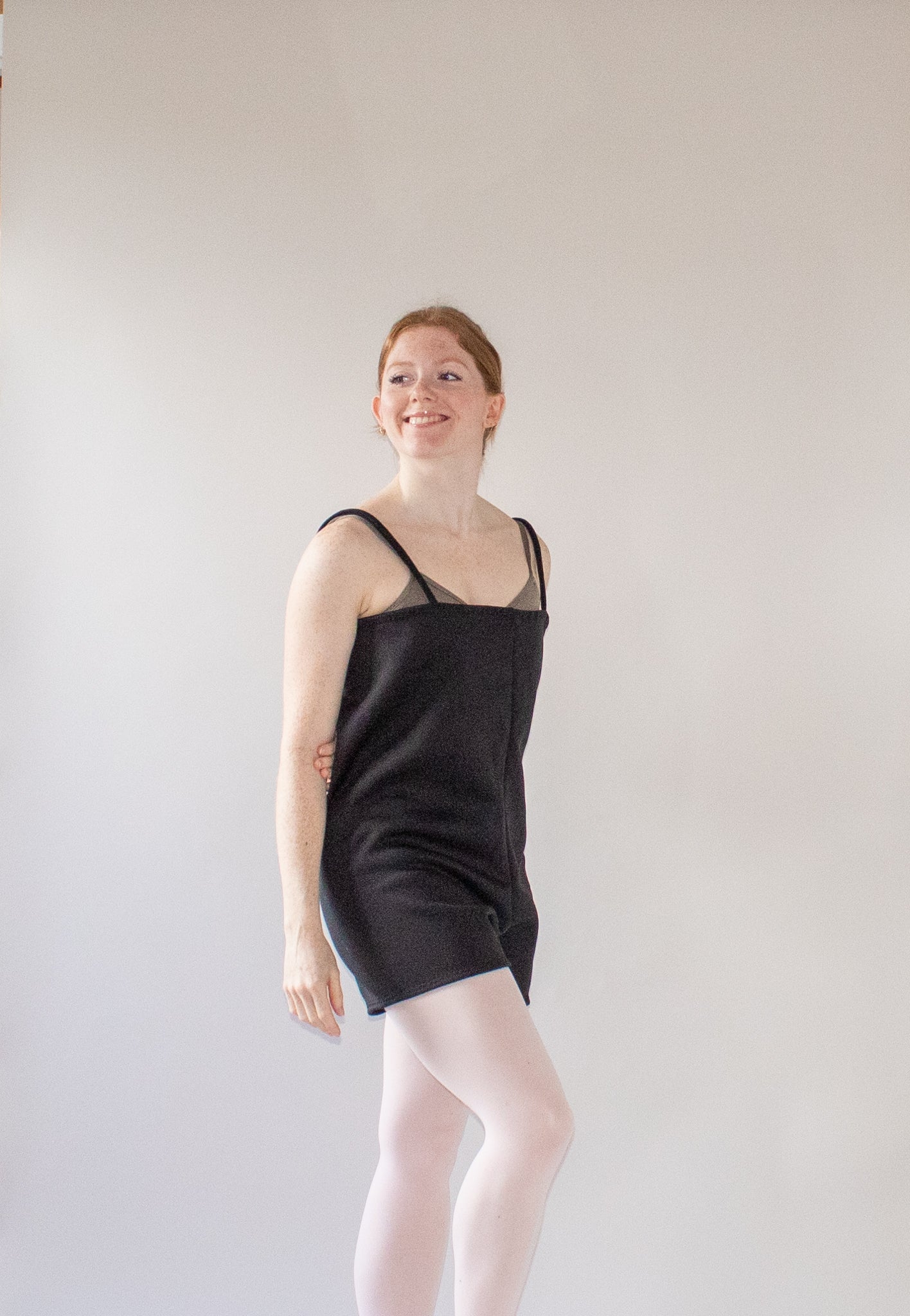 The Romper - Black Fleece