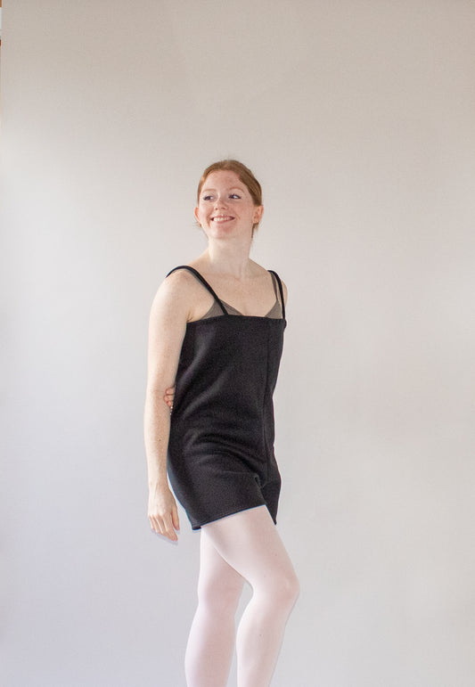 The Romper - Black Fleece
