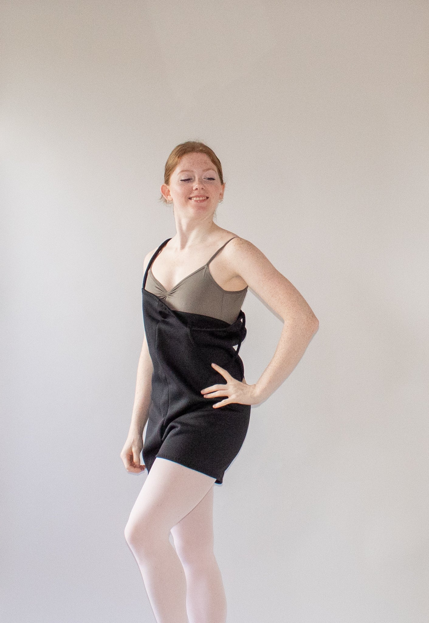 The Romper - Black Fleece