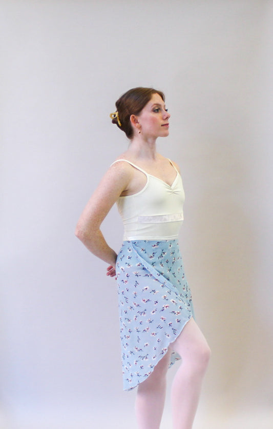 Ladies Raymonda Chiffon Ballet Skirt – Blue Blossom