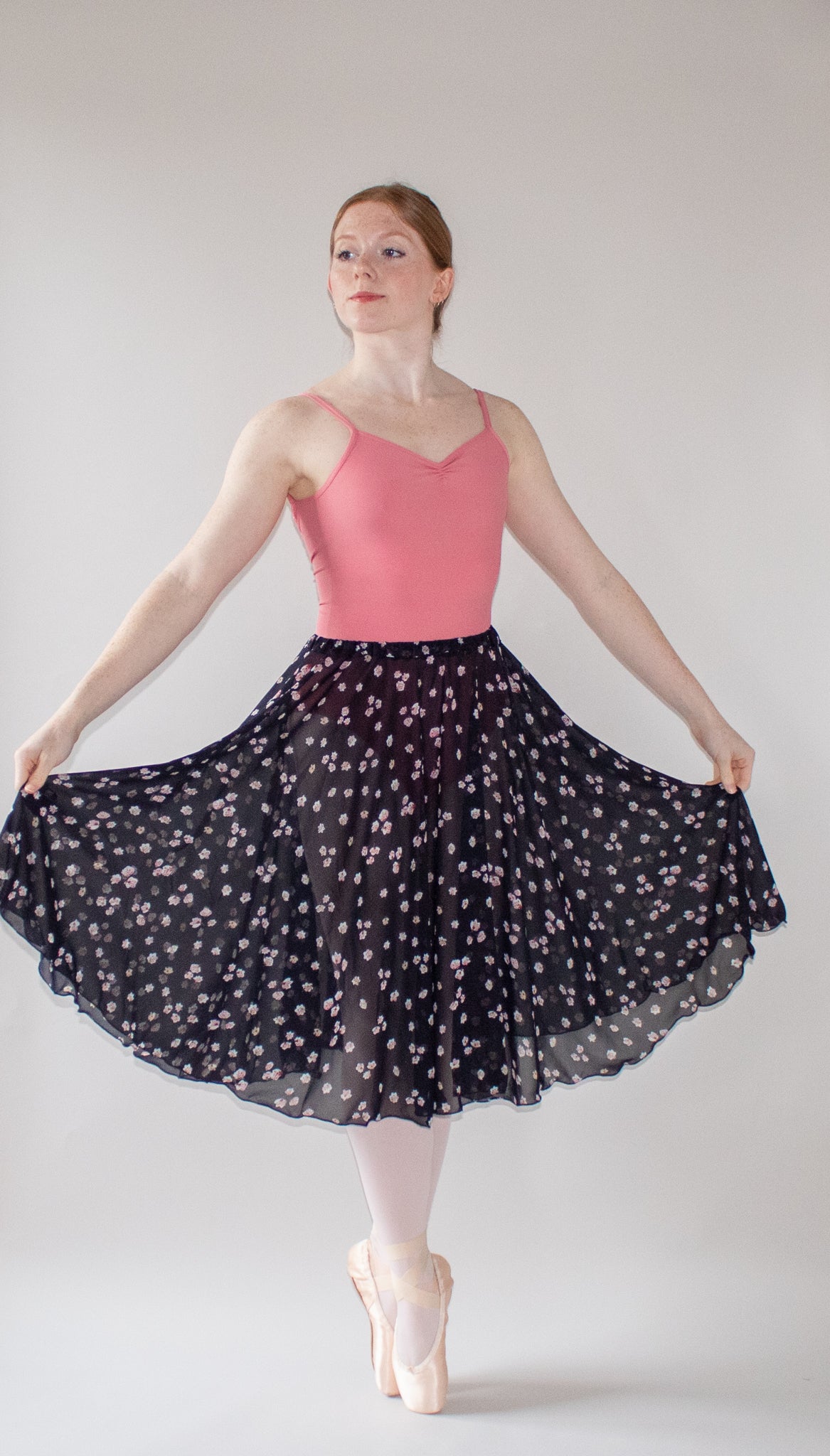 Ladies Aurora Chiffon Ballet Skirt – Cherry Blossom