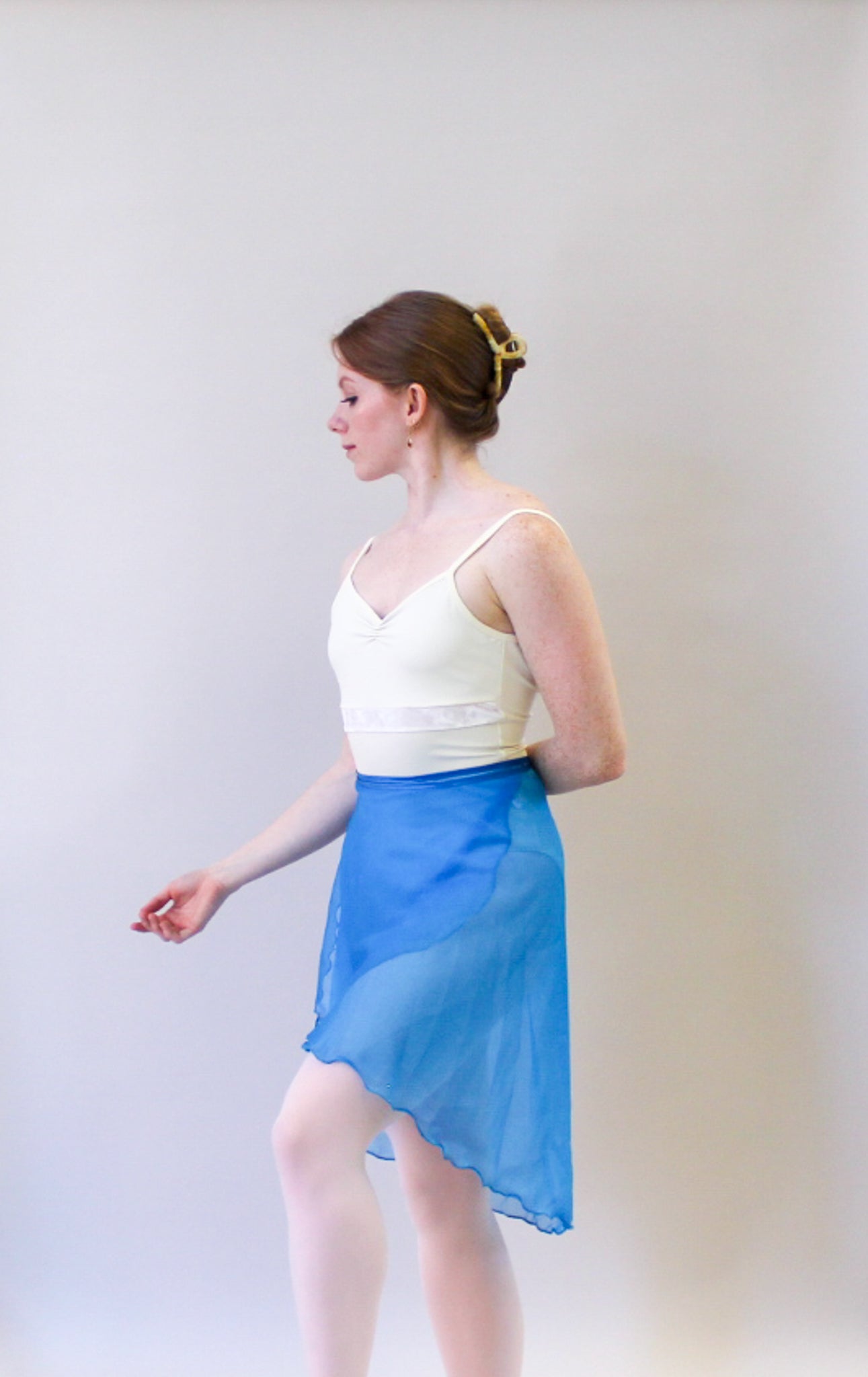 Ladies Raymonda Chiffon Ballet Skirt – Cobalt