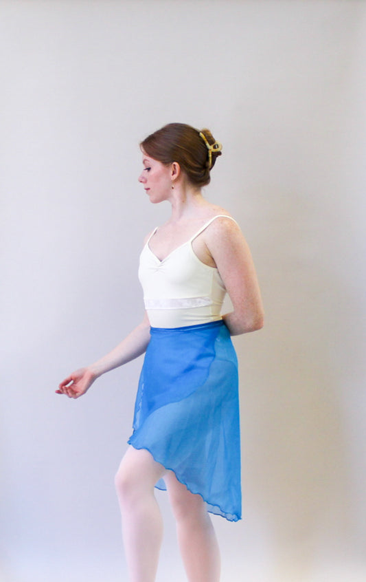 Ladies Raymonda Chiffon Ballet Skirt – Cobalt