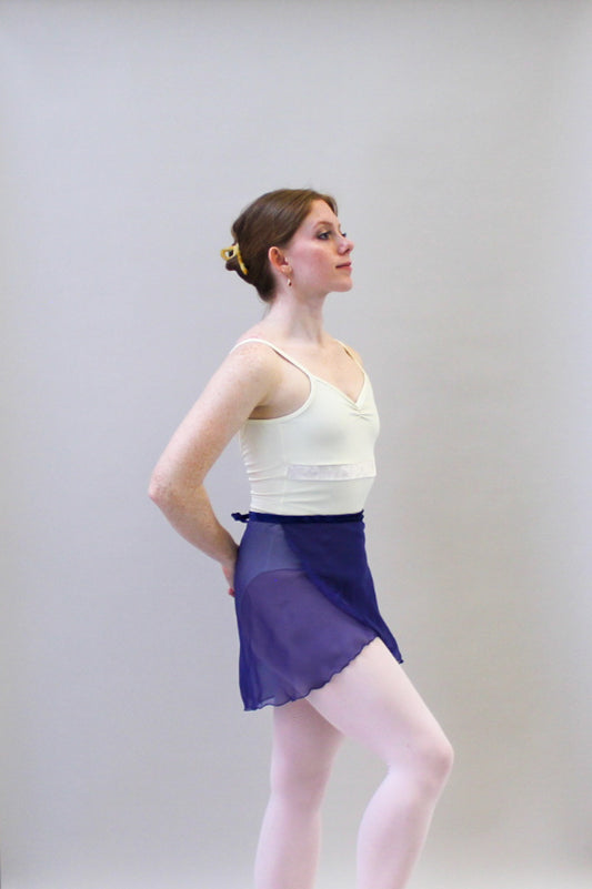 Ladies Kitri Chiffon Ballet Skirt – Deep Purple
