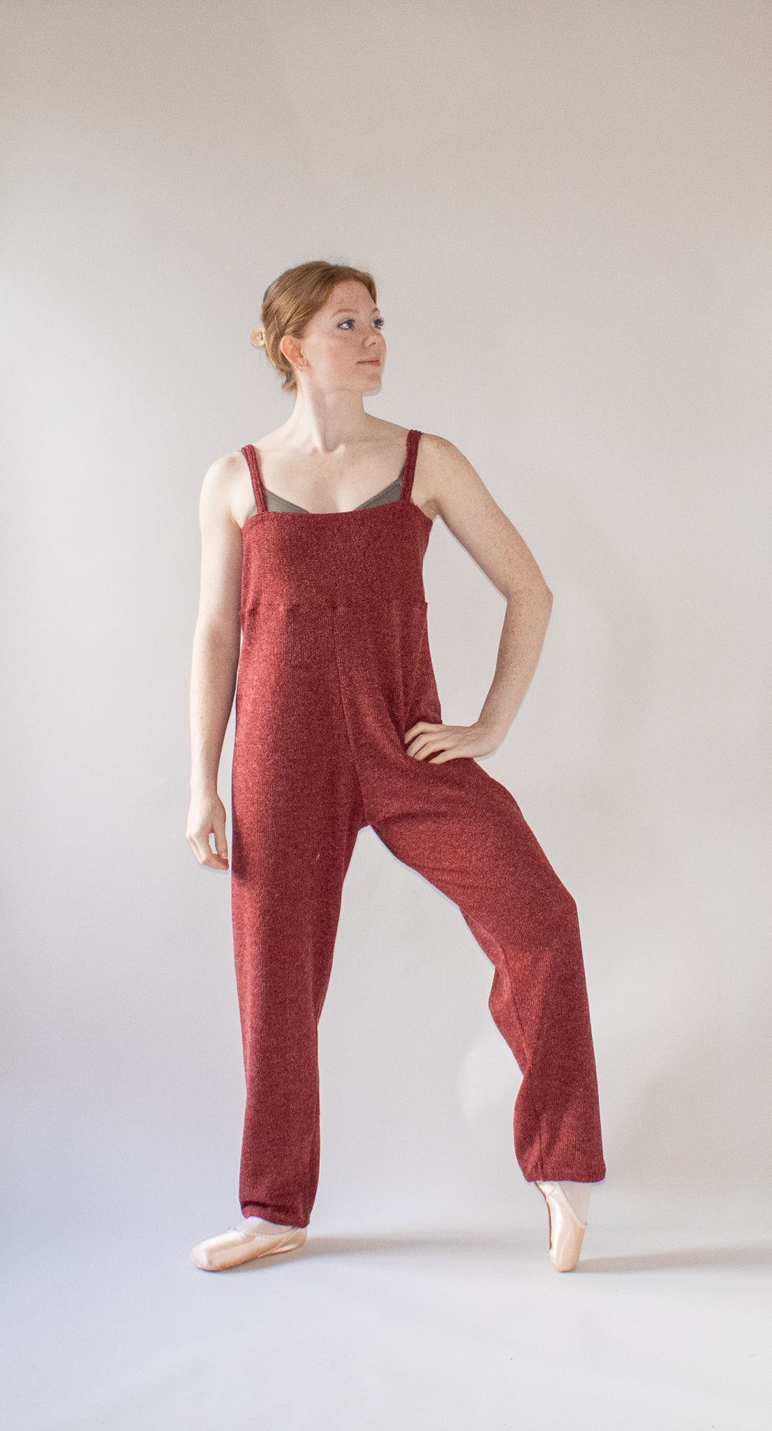 The Jumpsuit - Deep Red