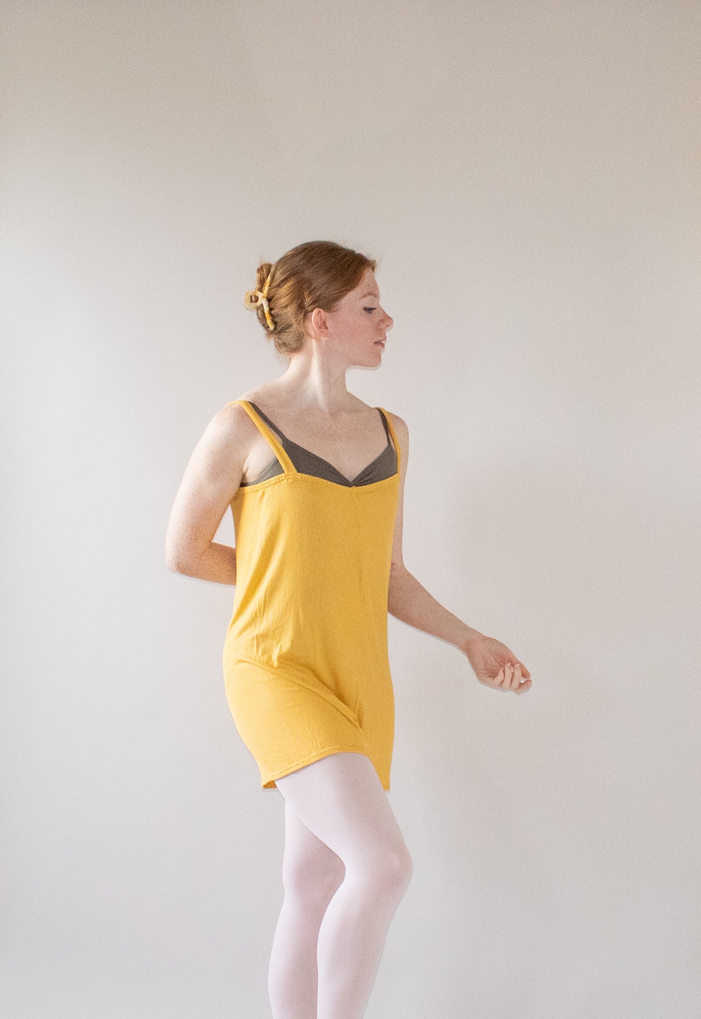 The Romper - Gold Ribbed