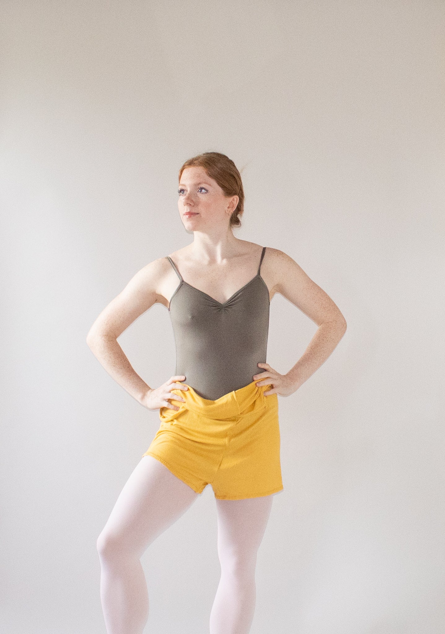 The Romper - Gold Ribbed