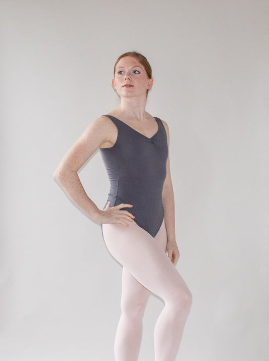 The Titania Leotard - Grey