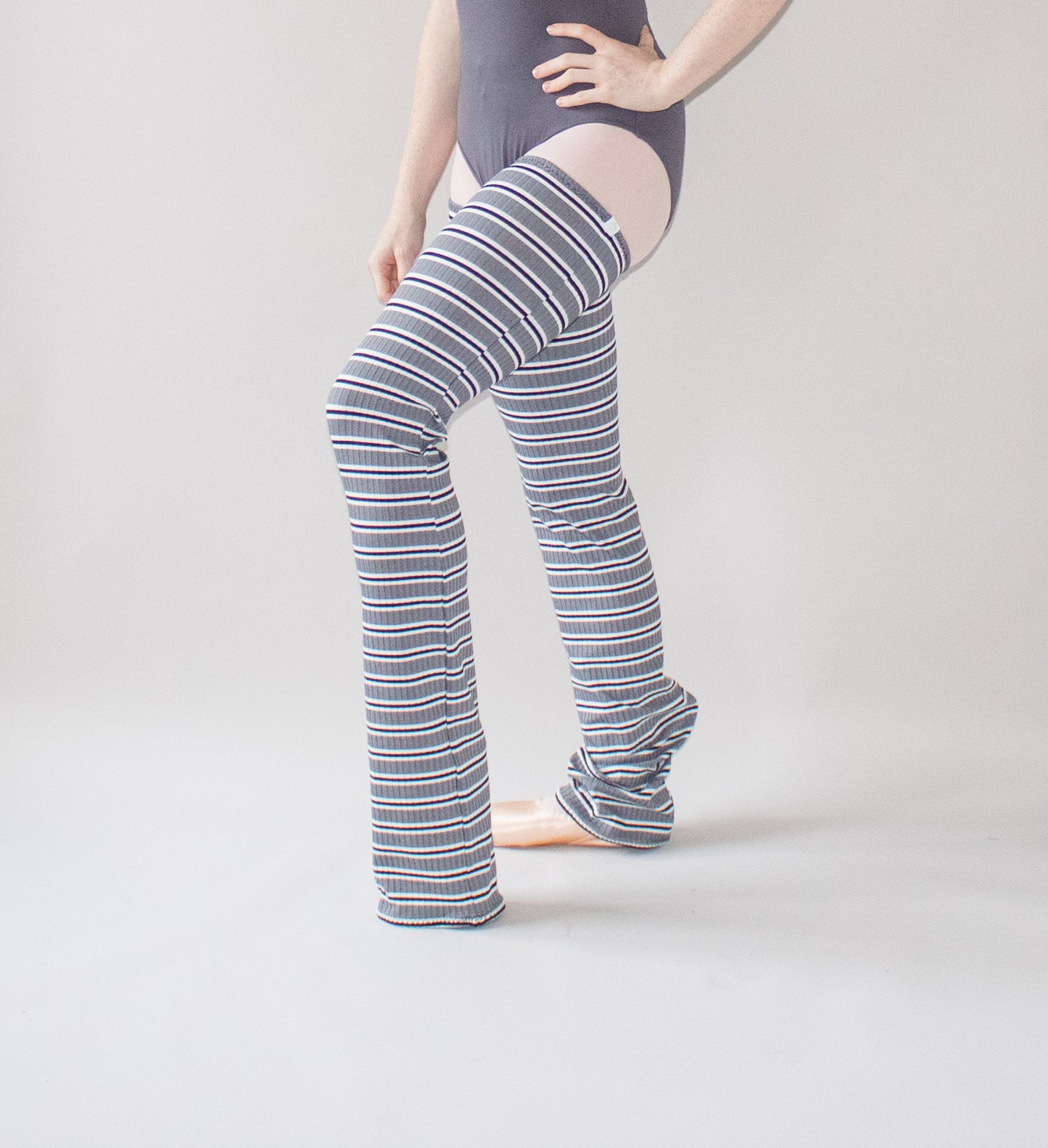 The Legwarmers - Grey Stripe