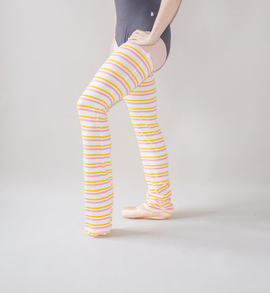 The Legwarmers - Lemonade Stripe