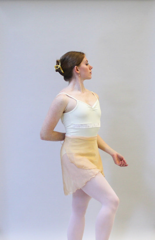 Ladies Lise Chiffon Ballet Skirt – Light Nude