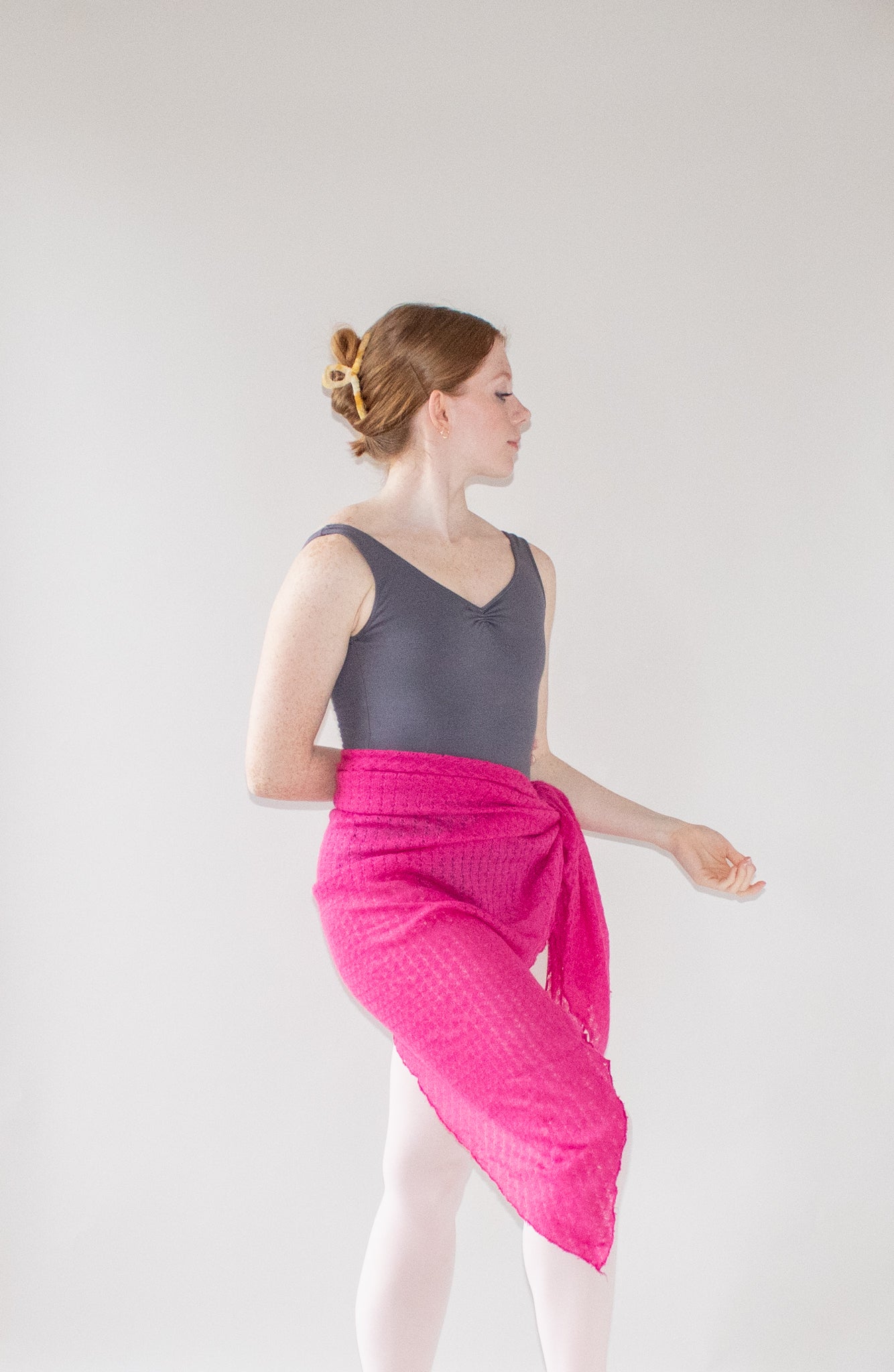 The Wrap Shawl - Long Pink